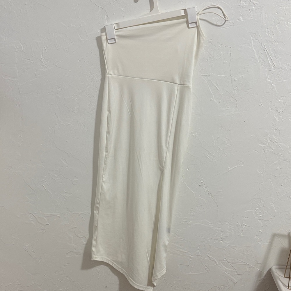 SHEIN Cream Midi Dress - Picture 9 of 12
